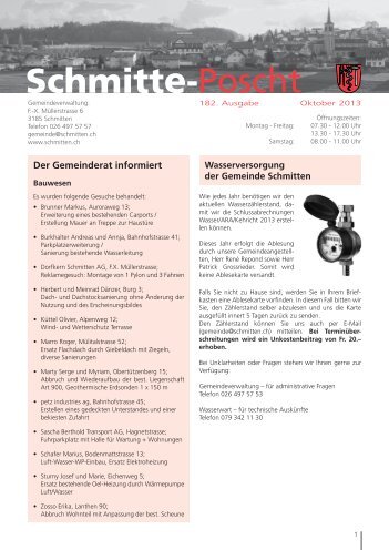 Schmitte-Poscht-Okto.. - Gemeinde Schmitten