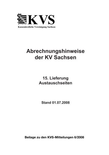 Abrechnungshinweise, 15. Austauschlieferung - KassenÃ¤rztliche ...