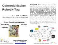 European Robotics Week - FH Oberösterreich