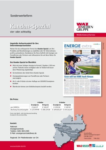 Kunden-Spezial - WESTSELLER