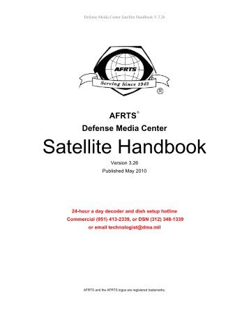 AFRTS Defense Media Center Satellite Handbook