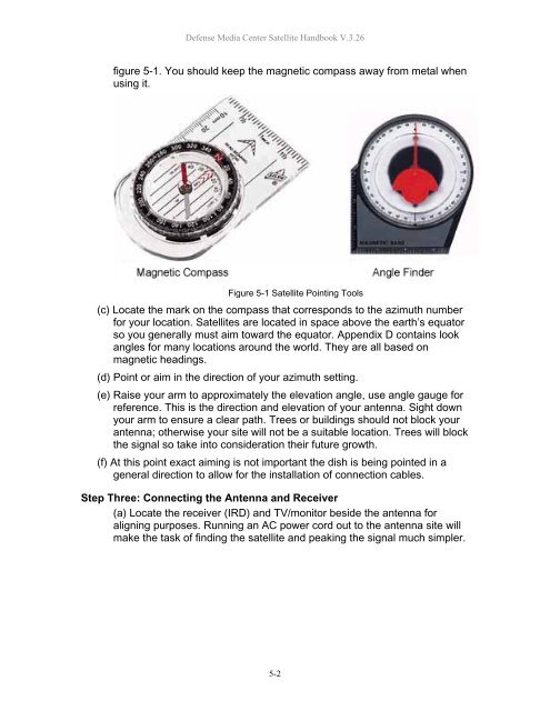 AFRTS Defense Media Center Satellite Handbook