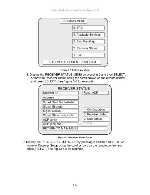 AFRTS Defense Media Center Satellite Handbook