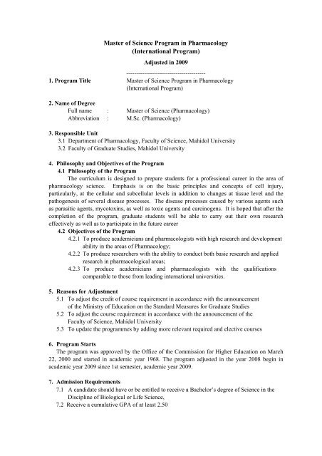 thesis proposal format mahidol university