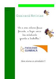 GuairacÃ¡ NotÃ­cias Julho de 2009 Ed. 01 - Faculdade GuairacÃ¡