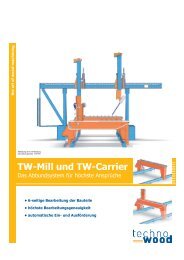 TW-Mill und TW-Carrier - Technowood