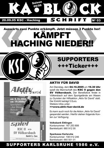 Jetzt downloaden! - Supporters Karlsruhe 1986 eV