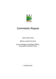 Commission Risques - SecrÃ©tariat permanent pour la prÃ©vention ...