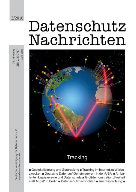 Heft [PDF] - Deutsche Vereinigung für Datenschutz e.V.