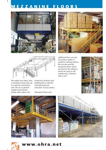 Mezzanine floors