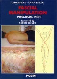 Foreword to the new book: 'Fascial Manipulation ... - zu Robert Schleip