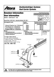 Benutzer-Information User information - huckepack24.de