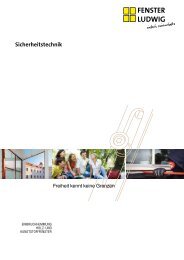 DOWNLOAD Sicherheitstechnik - Fenster Ludwig