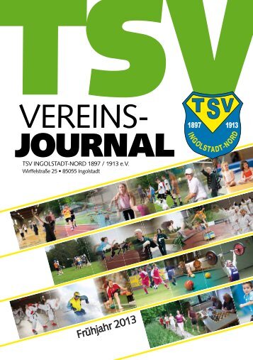 VEREINS- JOURNAL - TSV Ingolstadt-Nord