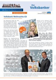 Der neue Volksbanker ist da - Volksbank Emmerich-Rees eG