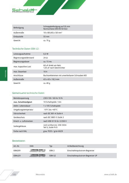 Schalk Produktkatalog 2012 (web) - Karl Mahl GmbH