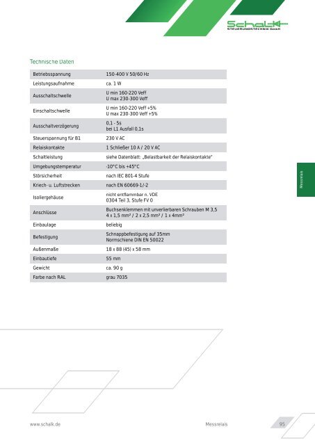 Schalk Produktkatalog 2012 (web) - Karl Mahl GmbH