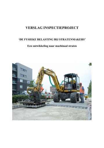 VERSLAG INSPECTIEPROJECT - Inspectie SZW