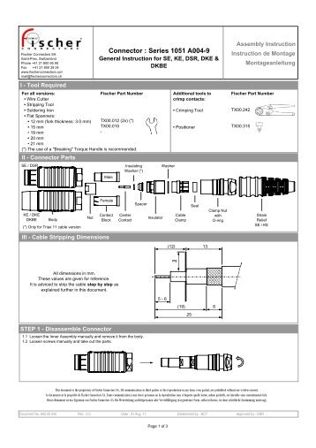 Connector : Series 1051 A004-9