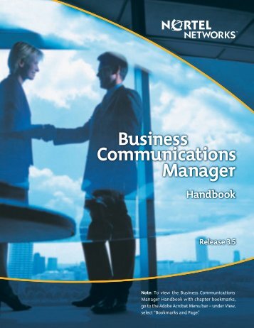 Nortel BCM 3.5 Handbook - Digitcom