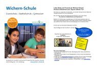 Gymnasium - Wichern-Schule