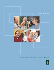 Annual Report 2002 (PDF) - College of Medicine - University of ...