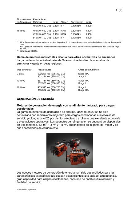 Nuevos motores Scania disponibles a nivel global para ...