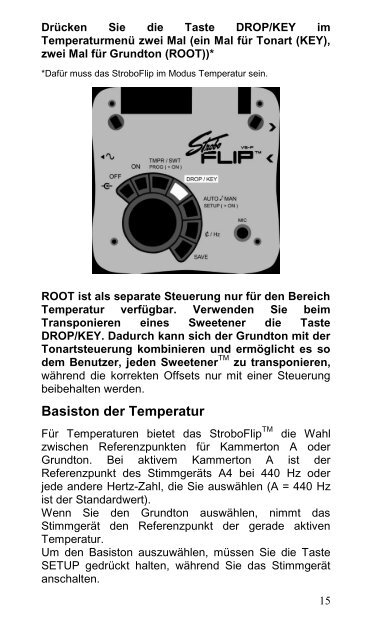 VS-F StroboFlip Virtual Strobe Tuner Instruction ... - Peterson Tuners