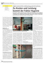 Zu Kosten und Leistung kommt der Faktor Hygiene - Condair