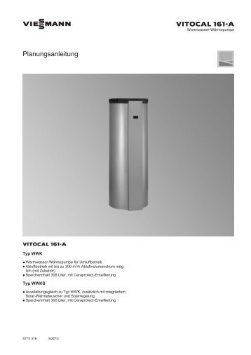 Download Planungsanleitung Vitocal - 161 - modere