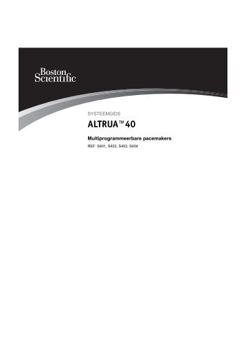 ALTRUAâ¢40 - Boston Scientific