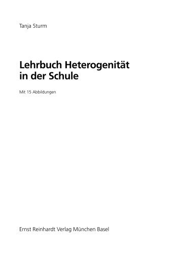 Lehrbuch HeterogenitÃ¤t in der Schule - Ernst Reinhardt Verlag