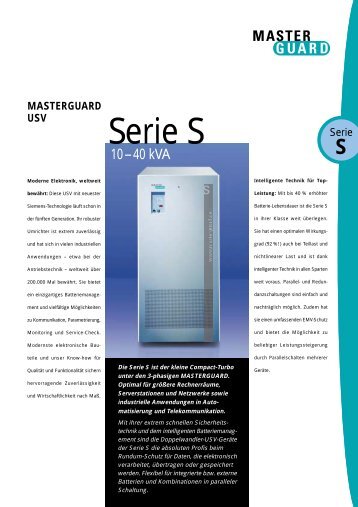 masterguard usv - CES It-Systemhaus Gmbh