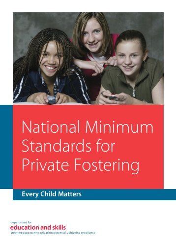 National Minimum Standards for Private Fostering - Torbay Council