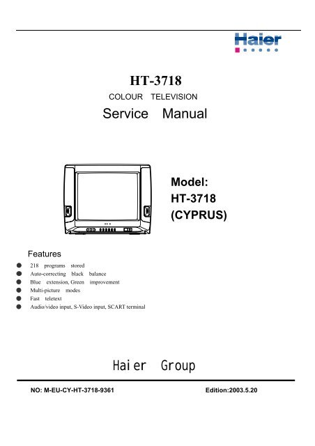 Original Toshiba Service Manual for SA & SB Model Receivers Amplifier~Select One