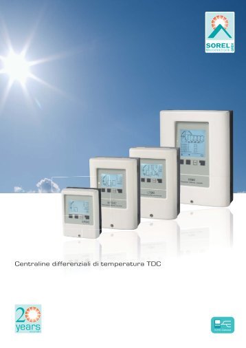 Centraline differenziali di temperatura TDC - Sorel