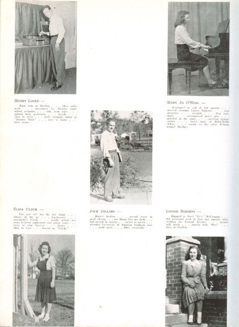 download entire yearbook - Harding University Digital Archives