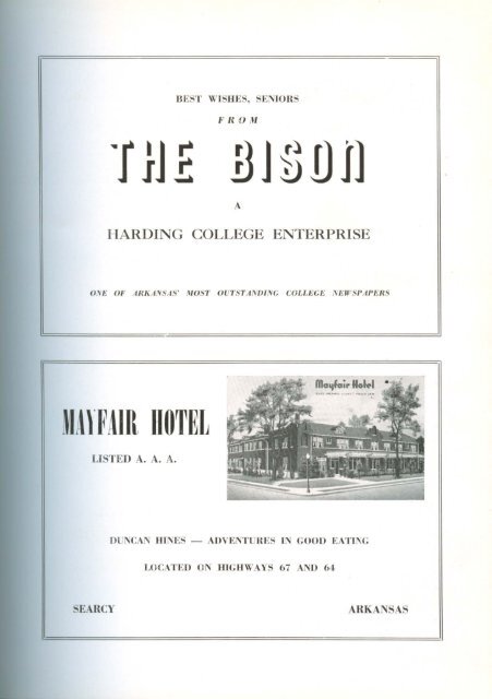 download entire yearbook - Harding University Digital Archives