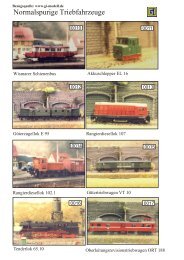 Normalspurige Triebfahrzeuge - GI Modell