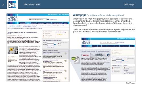 Mediadaten - LaborPraxis - Vogel Business Media
