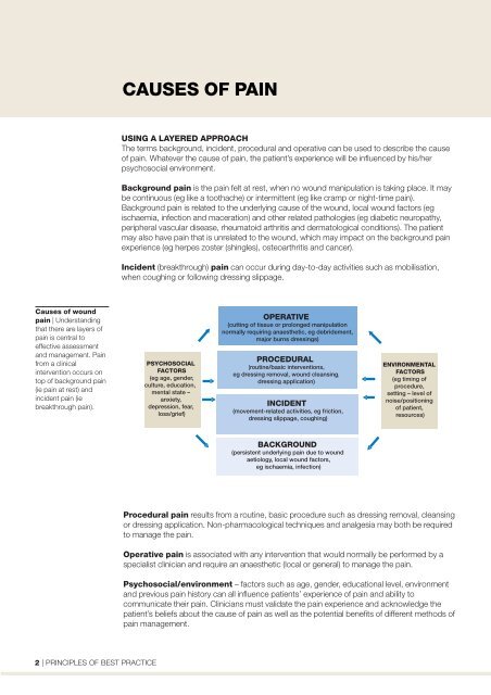 Minimising pain at wound dressing-related procedures A ... - Less Pain