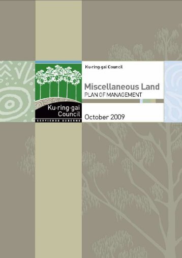 Miscellaneous Land - Ku-ring-gai Council