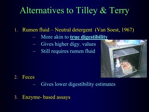 Digestibility - Department of Animal Sciences