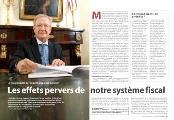 Les effets pervers de notre systÃ¨me fiscal - Janson Baugniet