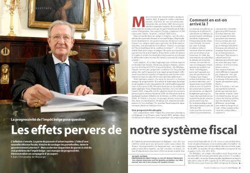 Les effets pervers de notre systÃ¨me fiscal - Janson Baugniet