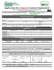 Application For Examination Employment Westchester Community