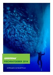 FischRatgebeR 2014 - Greenpeace