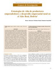 Estrategias de vida de productores emprendedores y desarrollo ...