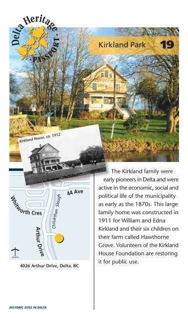 HISTORIC SITES IN DELTA DeltaHeritage - The Corporation of Delta