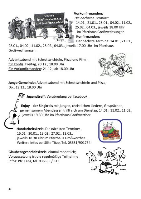 Unser Gemeindeblättchen - evangelischer Kirchenkreis Südharz